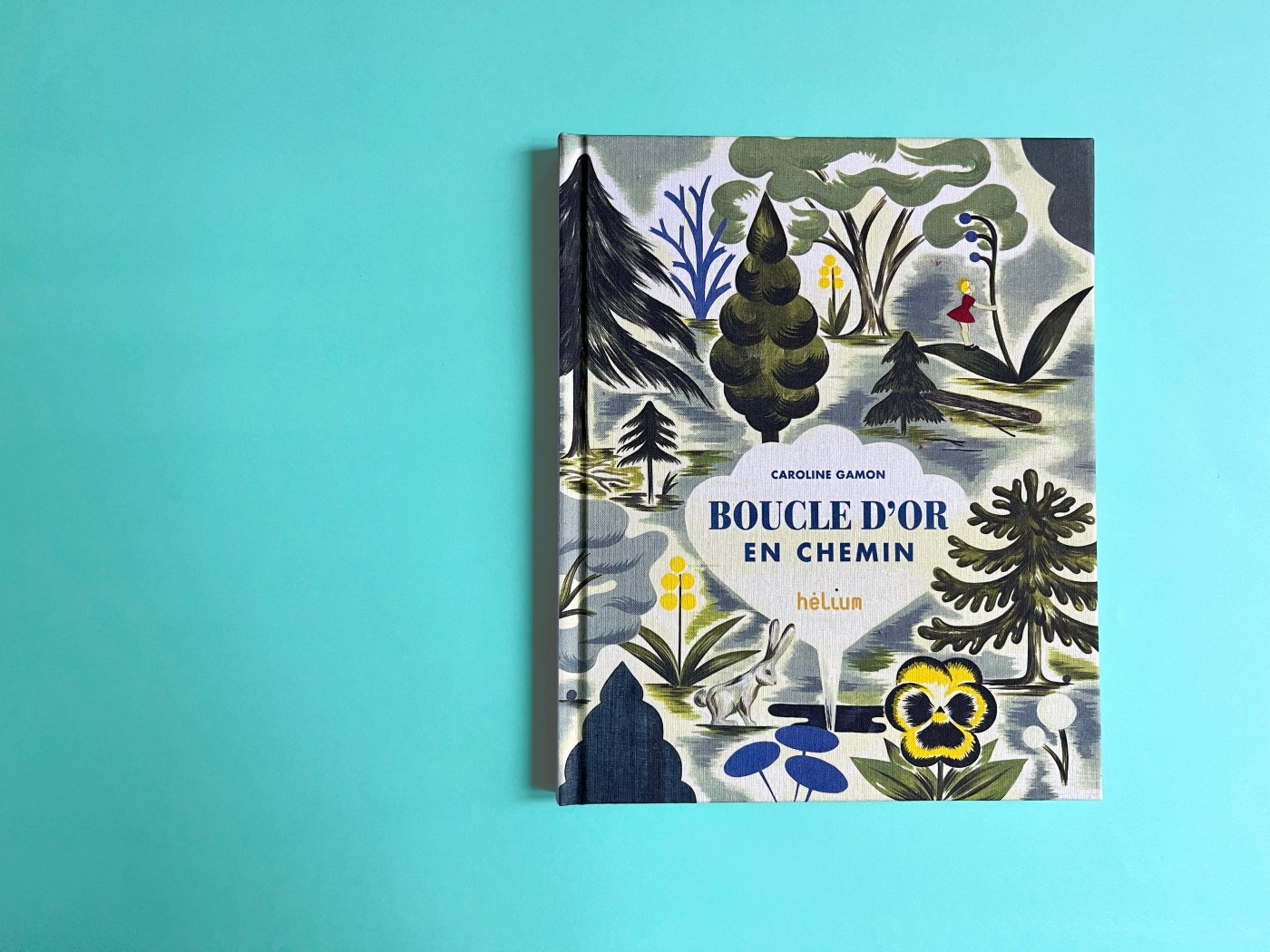 couverture de l'album Boucle d'or en chemin de Caroline Gamon