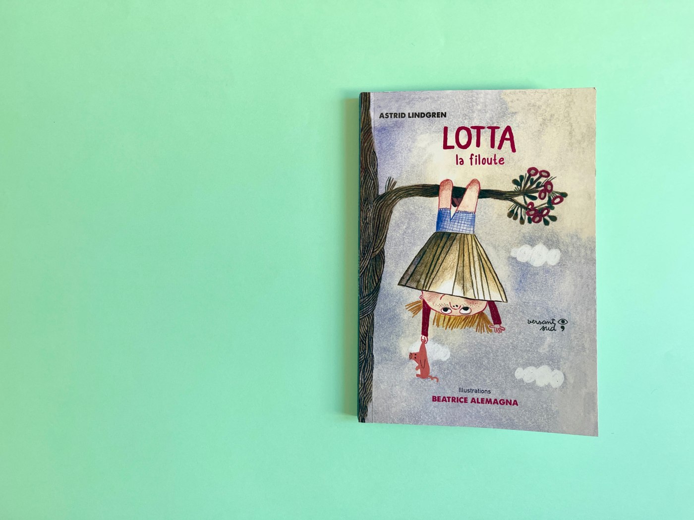 Couverture de "Lotta la filoute" d'Astrid Lindgren.